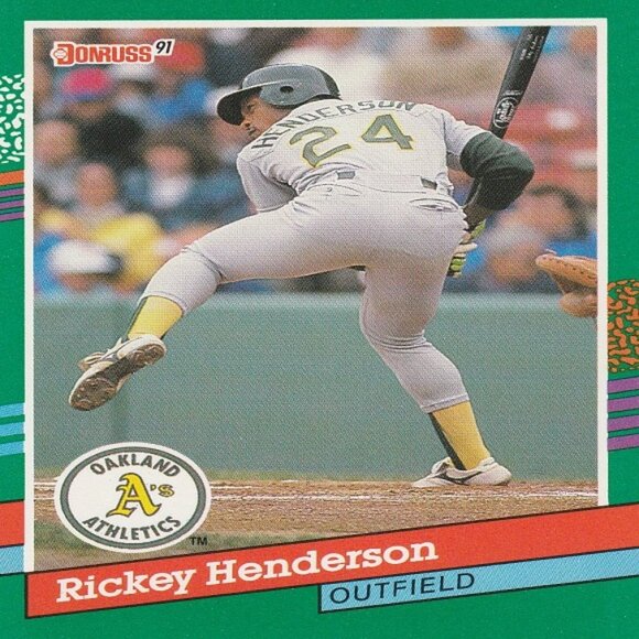 Rickey Henderson MLB Card Collection - 8 MLB Cards - Picture 8 of 9
